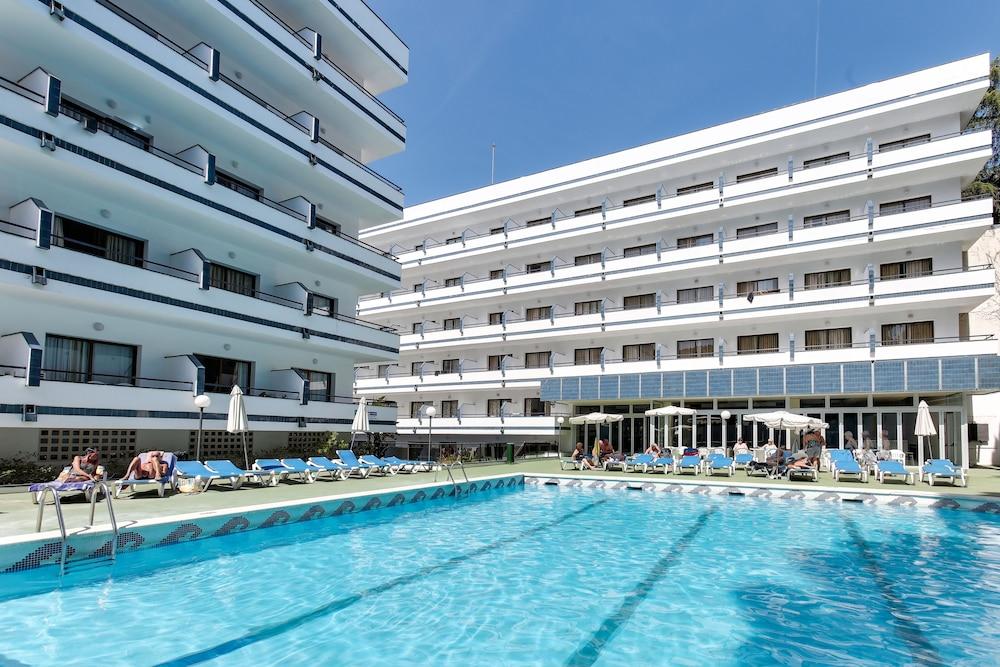 Hotel Gran Garbi & Aquasplash Lloret de Mar Bagian luar foto