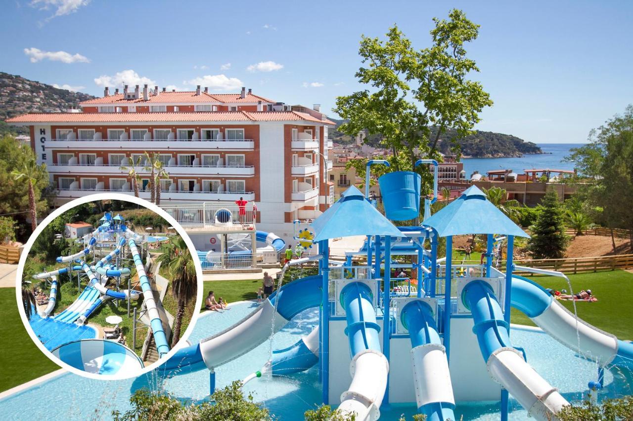 Hotel Gran Garbi & Aquasplash Lloret de Mar Bagian luar foto